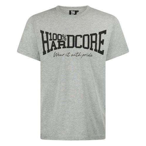 100% Hardcore Shortsleeve Essential Grey (Shortsleeves), Kleding | Heren, T-shirts, Nieuw, Verzenden