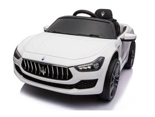 Maserati Ghibli, 12v elektrische kinderauto, rubberen ban..., Kinderen en Baby's, Speelgoed | Buiten | Actiespeelgoed, Nieuw, Verzenden