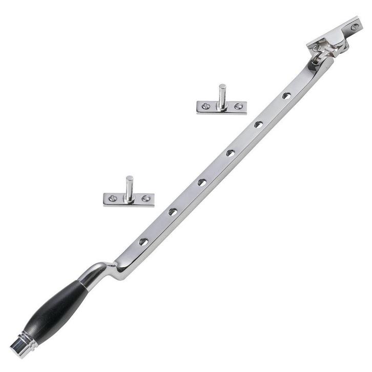 Raamuitzetter Deco in glanzend nikkel - voor ventilatie -..., Doe-het-zelf en Verbouw, Hang- en Sluitwerk, Overige typen, Nieuw