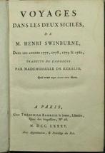 Henry Swinburne / Mademoiselle de Keralio - Voyages dans les, Antiek en Kunst
