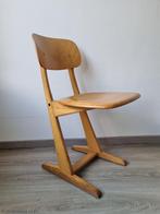 Casala jaren 60 houten stoel ontworpen door Carl Sasse, Huis en Inrichting, Stoelen, Gebruikt, Bauhaus, Overige kleuren, Ophalen of Verzenden