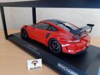 Porsche 911 GT3 RS Weissach package Rood van Minichamps 1:18, Hobby en Vrije tijd, Modelauto's | 1:18, Nieuw, Ophalen of Verzenden