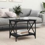 vidaXL Bijzettafel Zwart Bewerkt hout, Huis en Inrichting, Verzenden, Nieuw, Overige houtsoorten