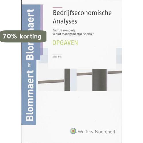 Bedrijfseconomische analyses Opgaven en uitwerkingen, Boeken, Economie, Management en Marketing, Gelezen, Verzenden
