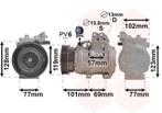 AIRCO COMPRESSOR VOOR HYUNDAI TUCSON 2005-2009 977011D500, Ophalen of Verzenden, Nieuw