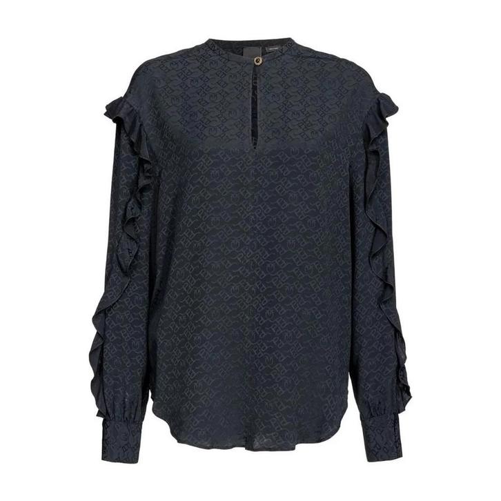Pinko • zwarte blouse Belinda • 36 (IT42), Kleding | Dames, Tops, Zwart, Nieuw, Maat 36 (S), Verzenden