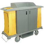 Jantex - huishoudwagen met deuren - 2x 93ltr zakken - DL012, Verzenden