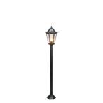 Klassieke staande buitenlamp zwart 125 cm IP44 - New Orleans, Tuin en Terras, Buitenverlichting, Nieuw, 50 tot 250 watt