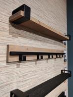 Rimello wandkapstok zwart/licht geb.eiken, Huis en Inrichting, Ophalen of Verzenden, Nieuw