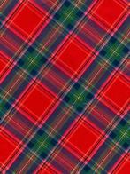 Decopatch papier Schotse ruit rood OP=OP, Hobby en Vrije tijd, Nieuw, Verzenden