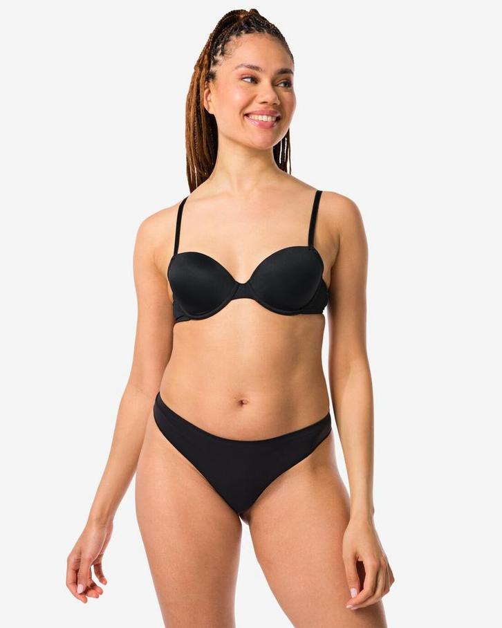 HEMA Damesstring naadloos micro zwart, Kleding | Dames, Ondergoed en Lingerie, Verzenden