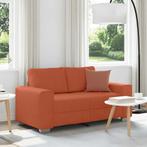 vidaXL Loveseat Sofa Rood Oranje 120 cm Corduroy Stof, Huis en Inrichting, Banken | Bankstellen, Verzenden, Nieuw, Stof