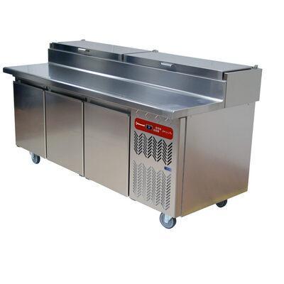 Koeltafel, geventileerd, 3 deuren en 600x400, gekoelde, Zakelijke goederen, Horeca | Keukenapparatuur, Nieuw in verpakking, Verzenden