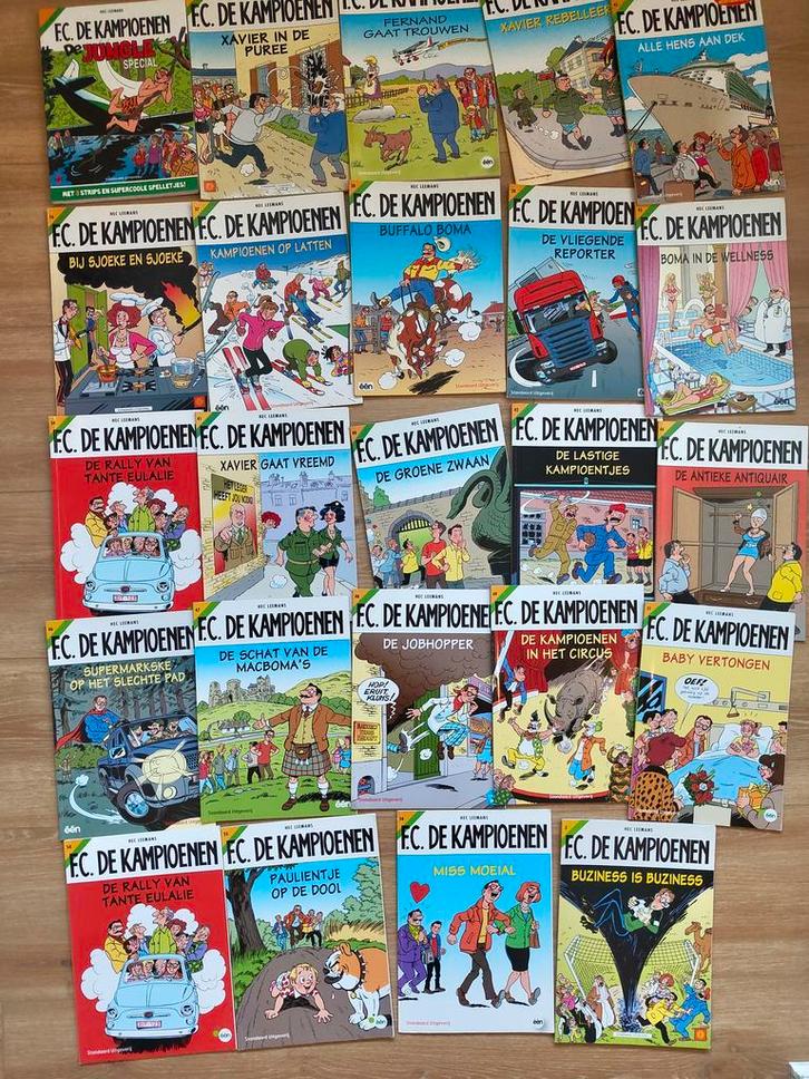 F.C. De Kampioenen stripboeken | FC Kampioenen strips, Boeken, Stripboeken, Gelezen, Complete serie of reeks, Verzenden