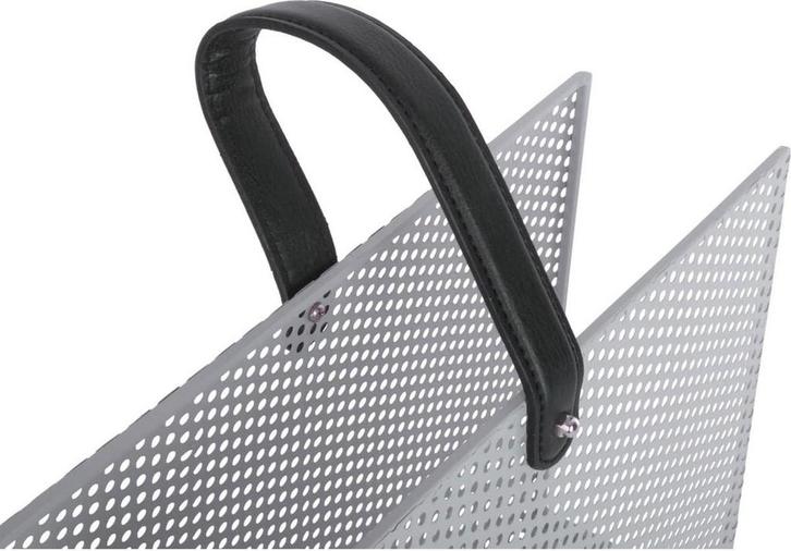 Present Time Tijdschriftenrek Perky Mesh - Grijs - 30x33x9cm, Huis en Inrichting, Woonaccessoires | Overige, Nieuw, Ophalen of Verzenden