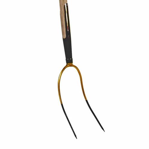 Talen Tools Hooivork - 2 Tanden - 120 cm Essenhouten Stee..., Tuin en Terras, Hand-tuingereedschap, Nieuw, Ophalen of Verzenden