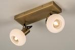 Rietveld Spots - Wit, Goud - Glas, Metaal, Verzenden, Nieuw