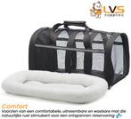 Premium Opvouwbare Kattenreismand Zwart - LVS Supplies, Verzenden, Nieuw