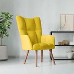 Fluweel Relaxstoel Mosterd | OP=OP | Design & Comfort, Huis en Inrichting, Stoelen, Ophalen of Verzenden, Nieuw, Overige kleuren