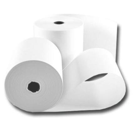 Witte kassarollen houtvrij 57x70x12 mm 50rollen/doos, Zakelijke goederen, Kantoor en Winkelinrichting | Kassa's en Betaalsystemen