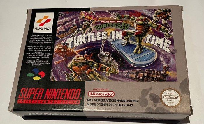 Nintendo, Konami - Super Nintendo - Turtles in Time - Europe, Spelcomputers en Games, Spelcomputers | Overige Accessoires