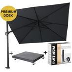 Challenger T2 Premium 300x300 cm Faded Black met zwarte, Tuin en Terras, Ophalen of Verzenden, Nieuw
