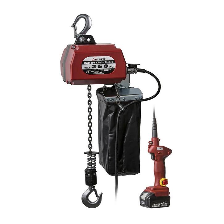 Batterij Kettingtakel 0,25 ton 10 meter, Doe-het-zelf en Verbouw, Lieren en Takels, Nieuw, Verzenden