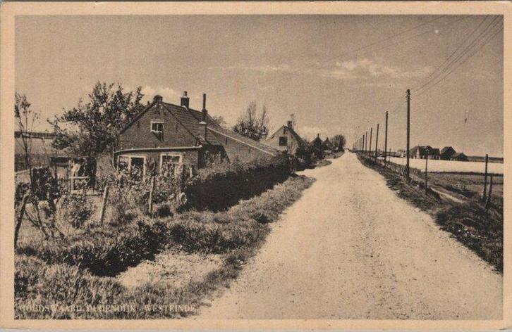 GOUDSWAARD - Oudendijk - Westeinde, Verzamelen, Ansichtkaarten | Nederland, Verzenden