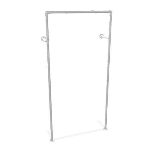 Industrieel Kledingrek Nice | Staal 33.7 mm | Wand | DIY | D, Kleding | Dames, Kledingrekken, Ophalen of Verzenden