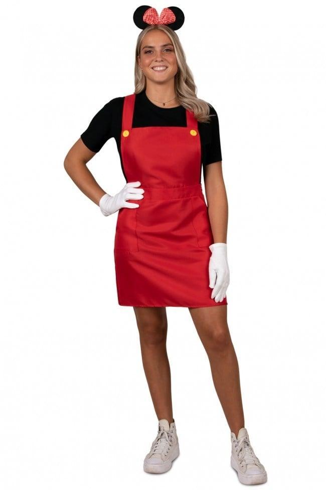 Tuinjurk Rood Dames, Kleding | Dames, Carnavalskleding en Feestkleding, Nieuw, Ophalen of Verzenden