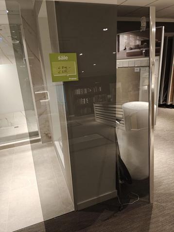 Inloopdouche grijs rookglas 120x200 - 0084 beschikbaar voor biedingen