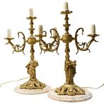 Kandelaber - Brons, Marmer