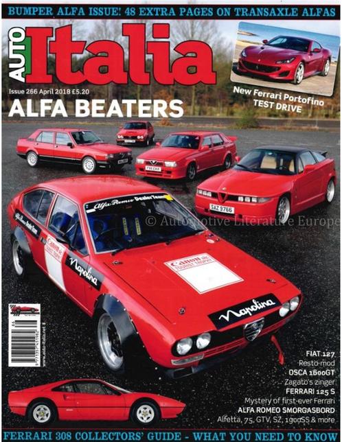 2018 AUTO ITALIA MAGAZINE 266 ENGELS, Boeken, Auto's | Folders en Tijdschriften
