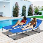 2dekans | Coast 5-Positie Verstelbare Vouwbare Loungestoel –, Tuin en Terras, Tuinsets en Loungesets, Ophalen of Verzenden, Zo goed als nieuw