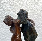 Wiener Bronze - Figuur - Brons, Marmer