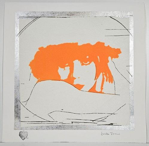 Giosetta Fioroni (1932) - Doppio Liberty Arancio, Antiek en Kunst, Antiek | Overige Antiek
