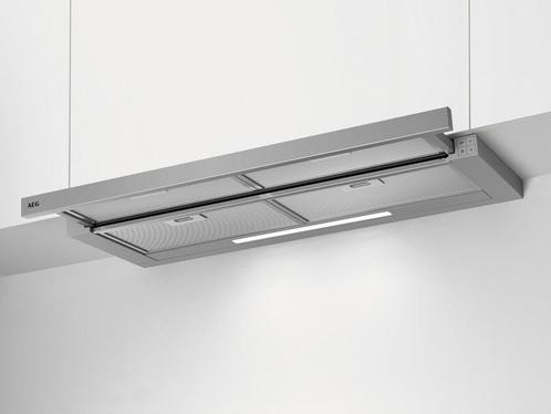 AEG DPE5950M vlakscherm afzuigkap - rvs-look - 90 cm breed, Witgoed en Apparatuur, Afzuigkappen, Vrijstaand, Vlakschermkap, Nieuw