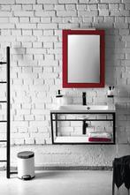 SKA Moderno badkamermeubel met stalen frame 60 mat zwart, Huis en Inrichting, Badkamer | Badkamermeubels, Nieuw, Ophalen of Verzenden
