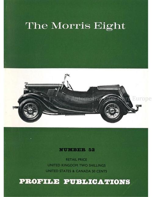 THE MORRIS EIGHT (PROFILE PUBLICATIONS 52), Boeken, Auto's | Boeken