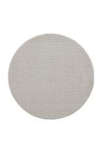 Rond Laagpolig Vloerkleed | Loom | Crème | 200x200 cm, Huis en Inrichting, Stoffering | Tapijten en Kleden, Verzenden, Nieuw