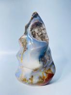 Blauw-gouden Oceaan Jaspis Vlam met sprankelende druzy zak -