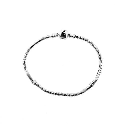 Pandora armband; Zilver; Snake Chain | 19 cm, Sieraden, Tassen en Uiterlijk, Armbanden, Overige kleuren, Gebruikt, Zilver, Ophalen of Verzenden