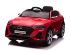 Audi e-tron ,12 volt elektrische kinderauto met rubberen ban, Ophalen of Verzenden, Nieuw