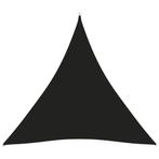 vidaXL Zonnescherm driehoekig 3x3x3 m oxford stof zwart, Nieuw, Verzenden