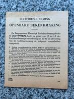 Luchtbescherming Zutphen 1944, Verzenden, Overige onderwerpen, Tweede Wereldoorlog, Gelezen