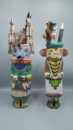 2 prachtige pop in de stijl van een Hopi Kachina. - Kachina, Antiek en Kunst, Kunst | Niet-Westerse kunst