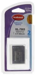 Hähnel Accu voor Kodak KLIC-7003 (Nieuw), Verzenden, Nieuw
