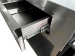 Combisteel Koffiewerkbank | RVS | Draaideuren + Afkloplade +, Ophalen of Verzenden, Nieuw in verpakking