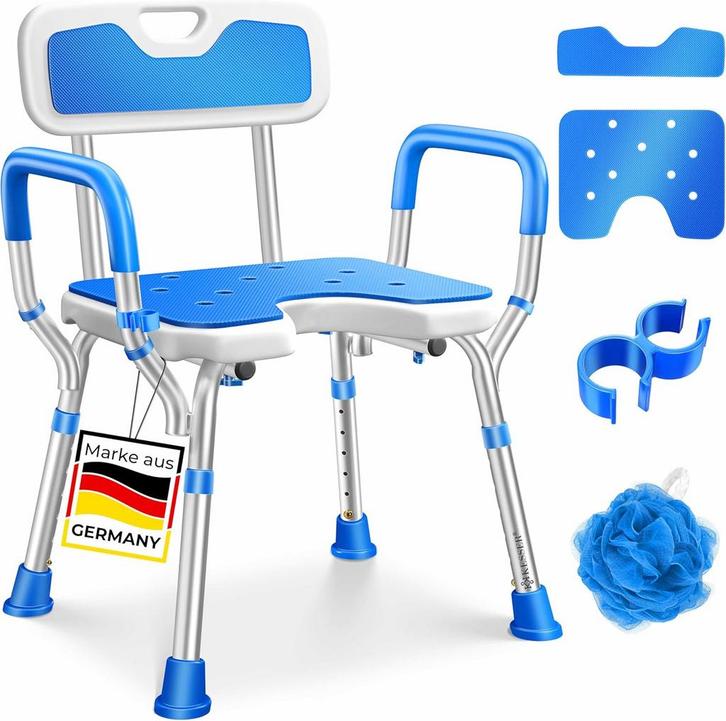 KESSER® Douchekruk - Douchestoel - Verstelbaar - Antislip -, Huis en Inrichting, Overige Huis en Inrichting, Nieuw, Verzenden