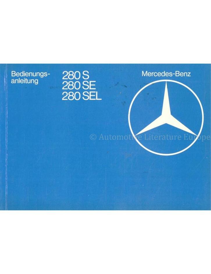 1982 MERCEDES BENZ S KLASSE INSTRUCTIEBOEKJE DUITS, Auto diversen, Handleidingen en Instructieboekjes